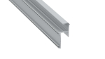 Lumines profile type IPA12 anodized silver, 1 m
